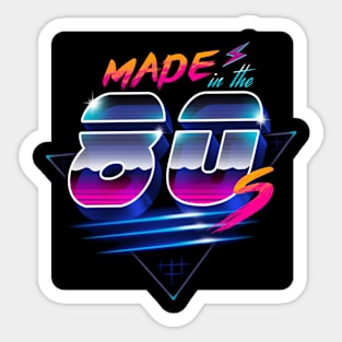 Made In The 80s Sticker